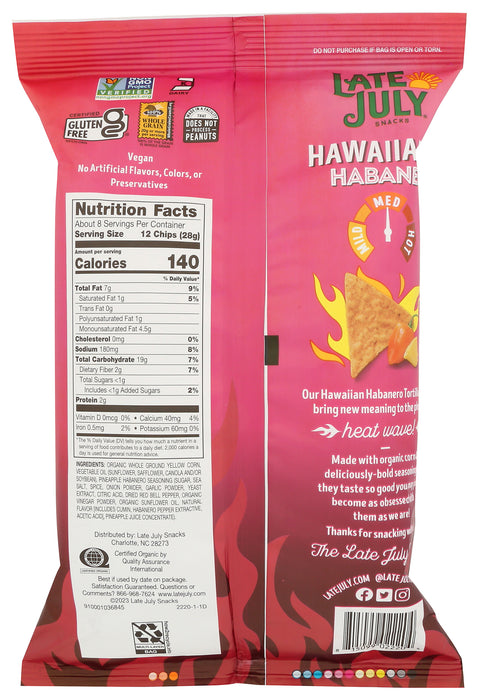 Hawaiian Habanero Tortilla Chips, GF, 7.8 oz