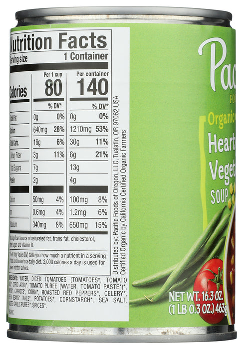 Hearty Vegetable Soup, Org, 16.3 oz