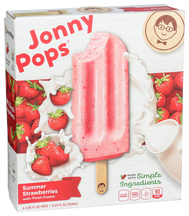 Ice Cream Bar, Summer Strawberries, 4 ct / 8.25 fl oz