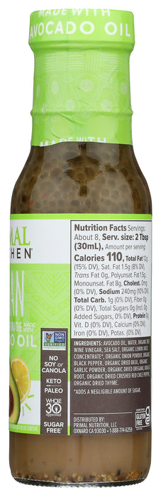 Italian Dressing & Marinade w/ Avocado Oil, 8 fl oz