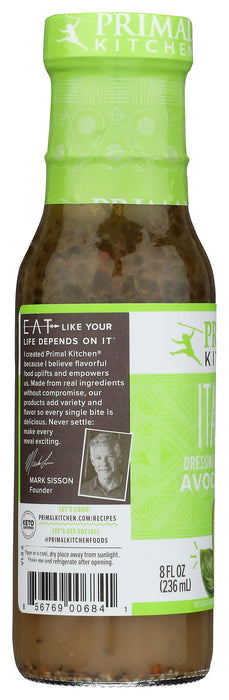 Italian Dressing & Marinade w/ Avocado Oil, 8 fl oz