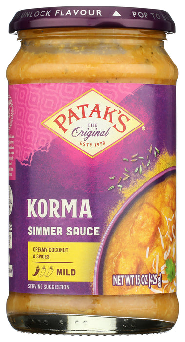 Korma Simmer Sauce, 15 oz