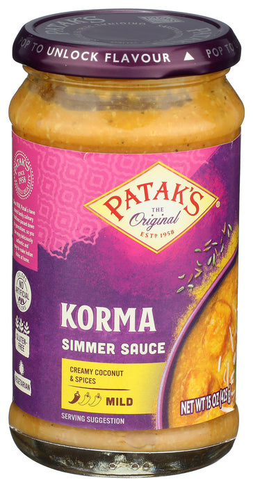 Korma Simmer Sauce, 15 oz