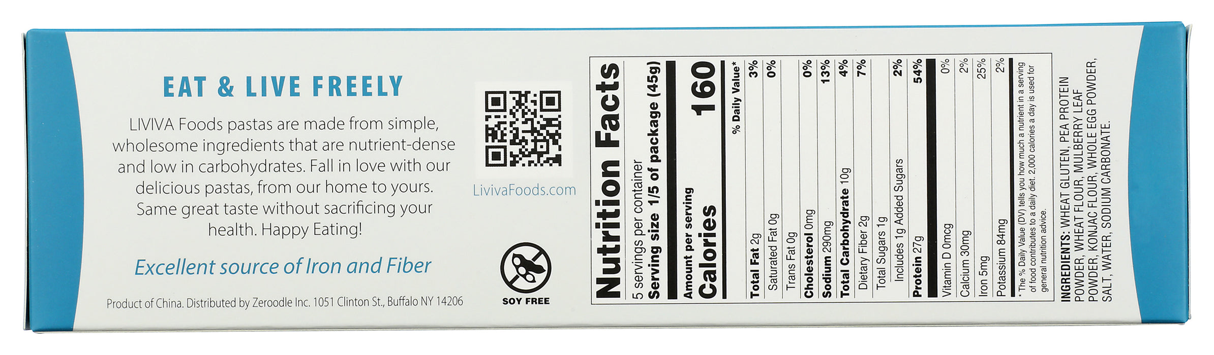 Linguine Low Carb + High Protein Pasta, 225 g