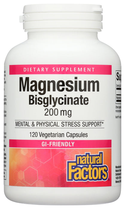 Magnesium Bisglycinate 200mg, 120 vcap