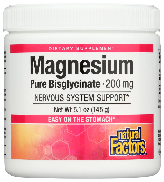 Magnesium Pure Bisglycinate Powder 200mg, 5.1 oz