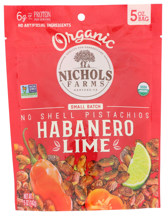 No Shell Pistachios, Habanero Lime, Org, 5 oz