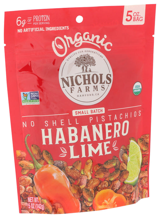 No Shell Pistachios, Habanero Lime, Org, 5 oz