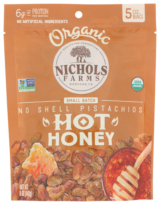 No Shell Pistachios, Hot Honey, Org, 5 oz