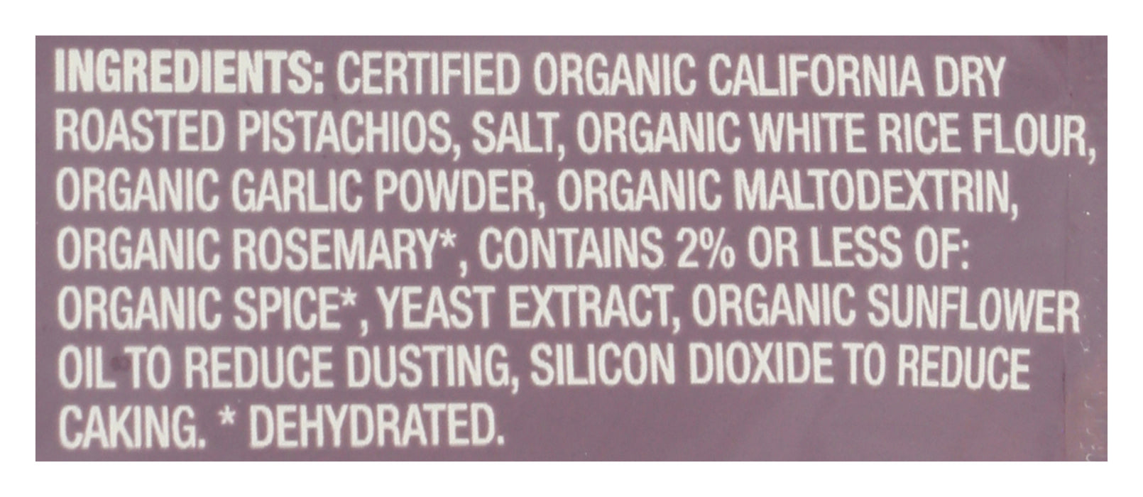 No Shell Pistachios, Rosemary Garlic, Org, 5 oz