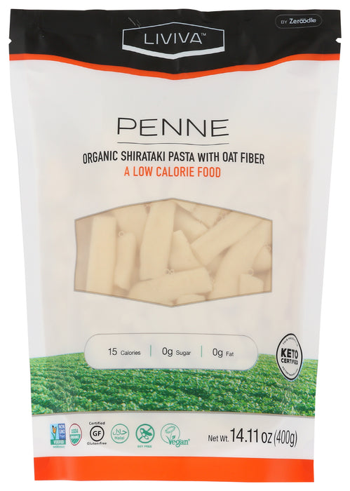 Penne Shirataki Pasta with Oat Fiber, GF Org, 14.11 oz