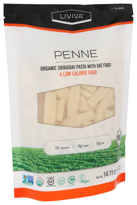 Penne Shirataki Pasta with Oat Fiber, GF Org, 14.11 oz
