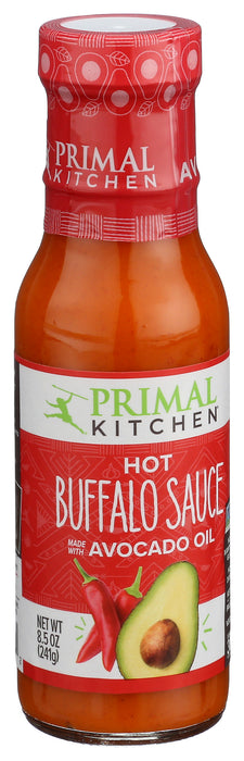 Hot Buffalo Sauce w/ Avocado Oil, 8.5 oz
