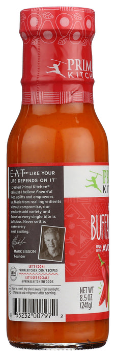 Hot Buffalo Sauce w/ Avocado Oil, 8.5 oz