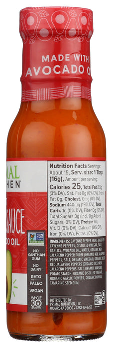 Hot Buffalo Sauce w/ Avocado Oil, 8.5 oz