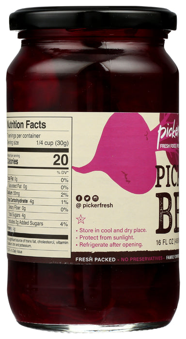 Pickled Beets, Crunchy, 16 oz