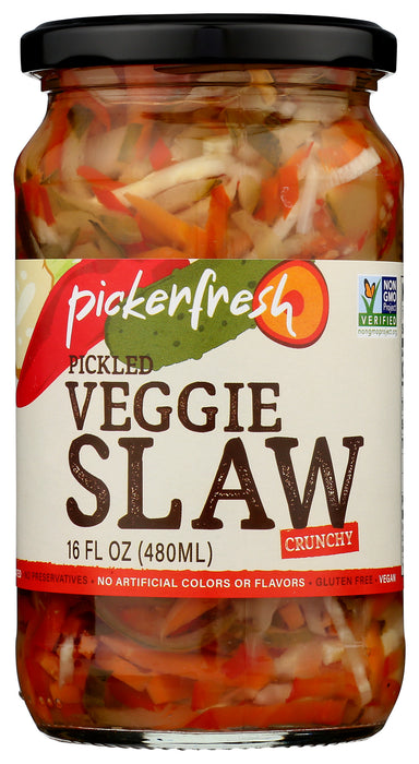Pickled Veggie Slaw, Crunchy, 16 oz