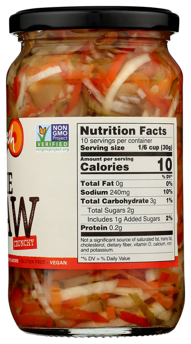 Pickled Veggie Slaw, Crunchy, 16 oz