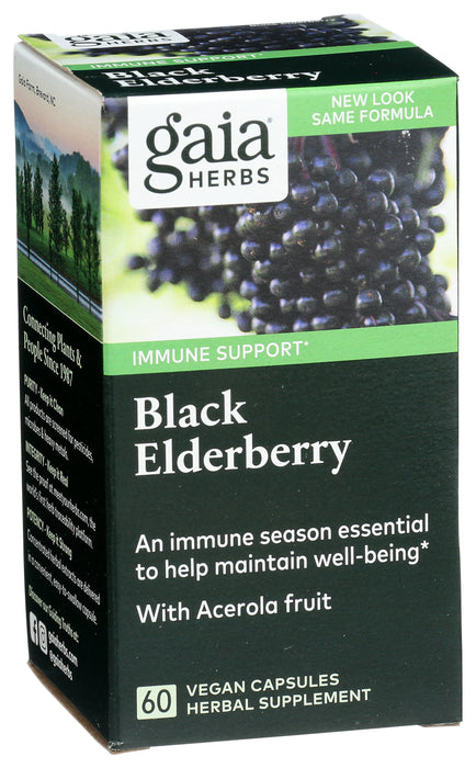 Black Elderberry, 60 cap