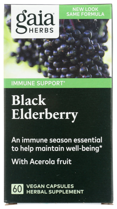 Black Elderberry, 60 cap