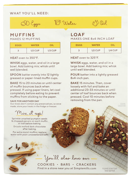 Pumpkin Muffin & Bread Almond Flour Baking Mix, GF, 9 oz
