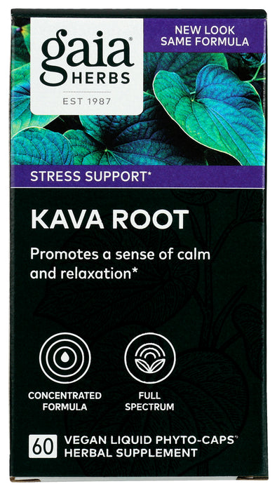 Kava Kava Root, 60 cap