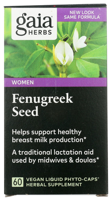 Fenugreek Seed, 60 cap