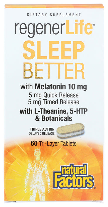 RegenerLife Sleep Better Tri-Layer Tablets, 60 tab