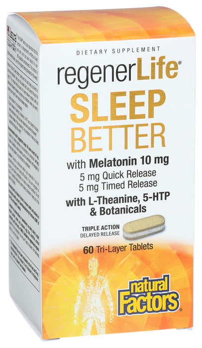 RegenerLife Sleep Better Tri-Layer Tablets, 60 tab