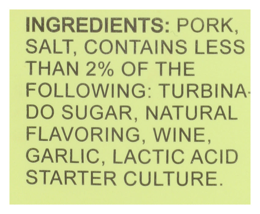 Sopressata Pepper & Garlic Salami, ABF, 6 oz