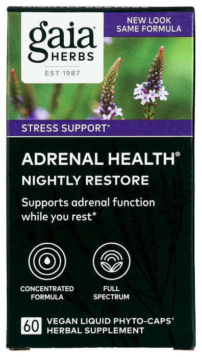 Adrenal Health Night Resto, 60 cap