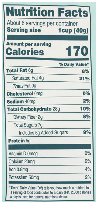 Sunflower Grain Free Cereal, Maple Sea Salt, 8 oz