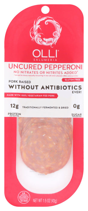 Uncured Pepperoni, ABF, 1.5 oz