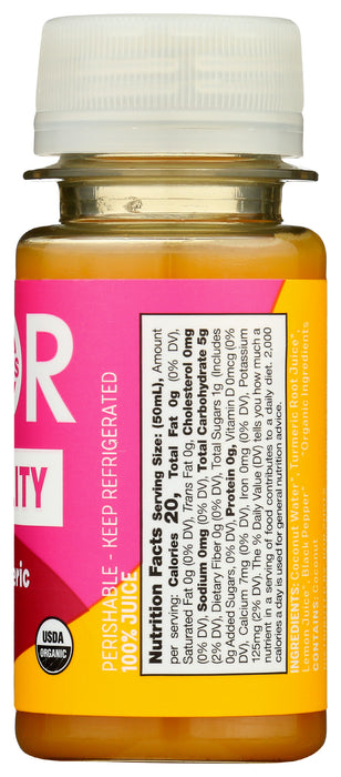Vitality Shot, Turmeric, Org, 1.7 floz