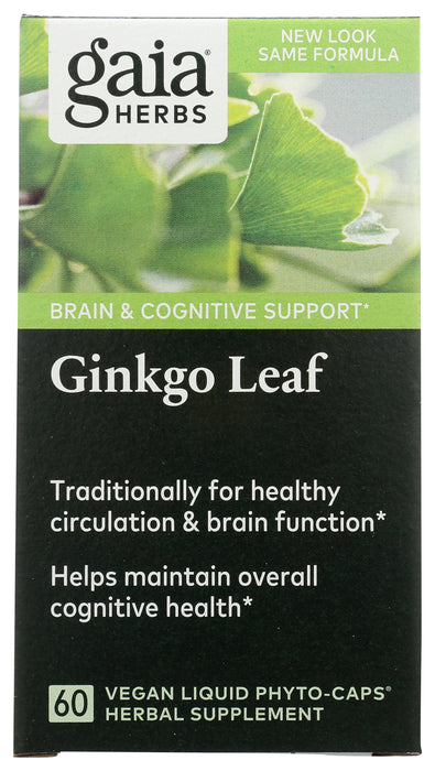 Ginkgo Leaf, 60 cap