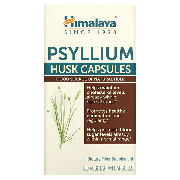 Psyllium Husk Capsules, Org, 180 vcap