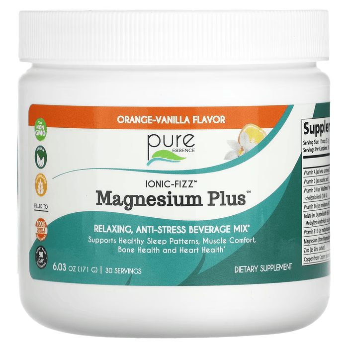 Ionic Fizz Magnesium Plus, Orange Vanilla, 171 gm