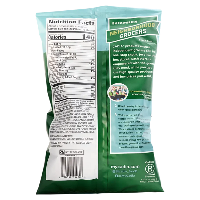 Veggie Straws, Jalapeno, 5 oz