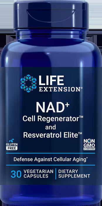 NAD+ and Reseveratrol, 30 vcap