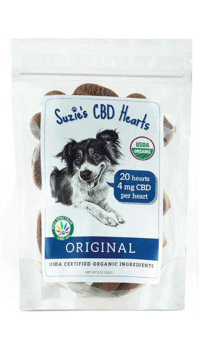 Suzie's CBD Hearts, 4mg CBD, Original, 20 ct