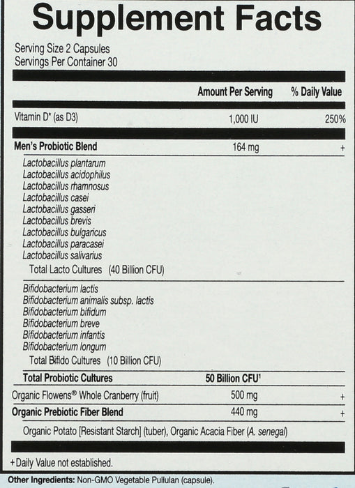 Dr. Formulated Probiotics, Prostate SS, 60 cap