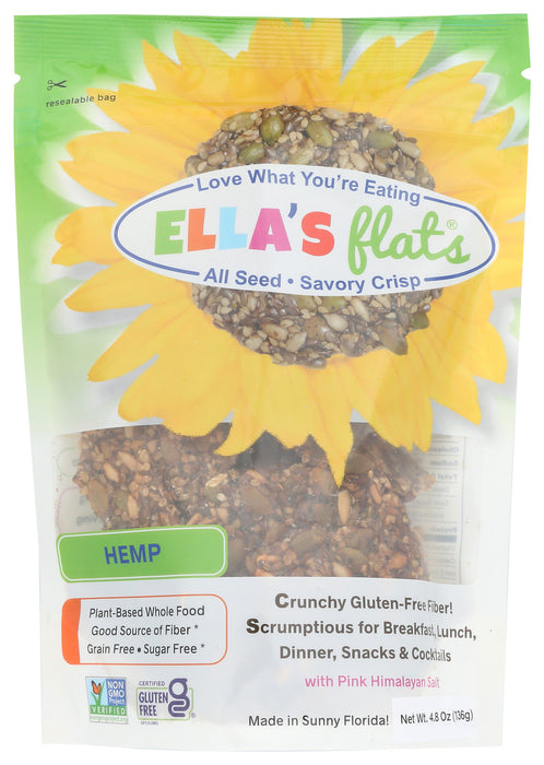 Superfood Seed Crackers, Pumpkin Seed w/ Hemp Hearts, GF, 4.8 oz