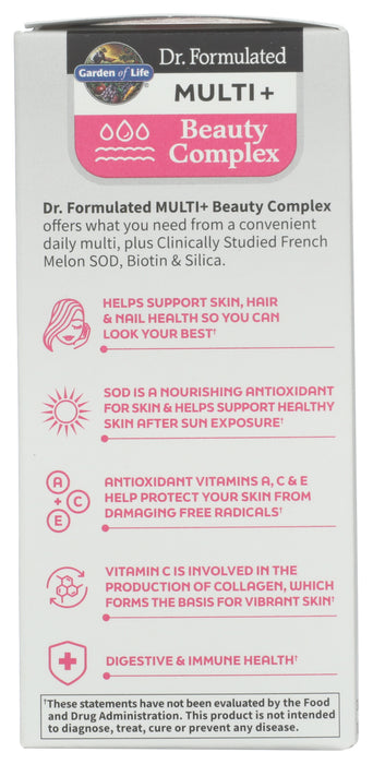 Dr. Formulated Beauty Complex Multivitamin, GF, 30 cap