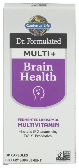 Dr. Formulated Brain Health Multivitamin, GF, 30 cap