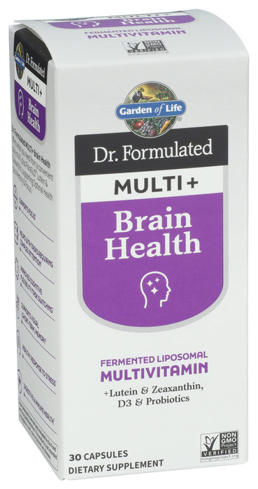 Dr. Formulated Brain Health Multivitamin, GF, 30 cap