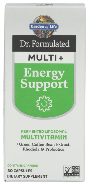 Dr. Formulated Energy & Support Multivitamin, GF, 30 cap