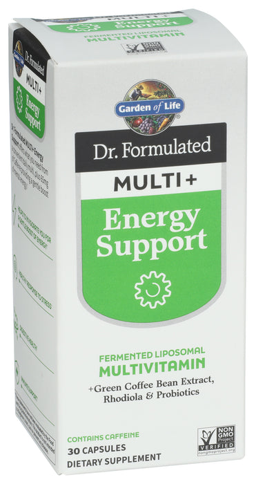 Dr. Formulated Energy & Support Multivitamin, GF, 30 cap