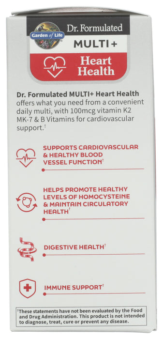 Dr. Formulated Heart Health Multivitamin, GF, 30 cap