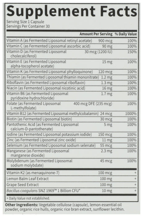 Dr. Formulated Heart Health Multivitamin, GF, 30 cap