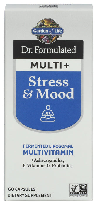 Dr. Formulated Stress & Mood Multivitamin, GF, 60 cap